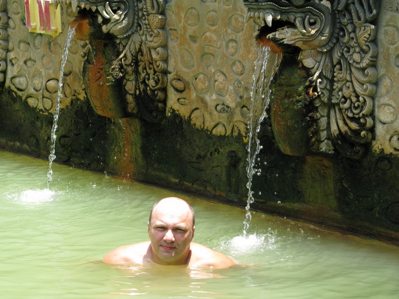 Heiße Quellen von Banjar